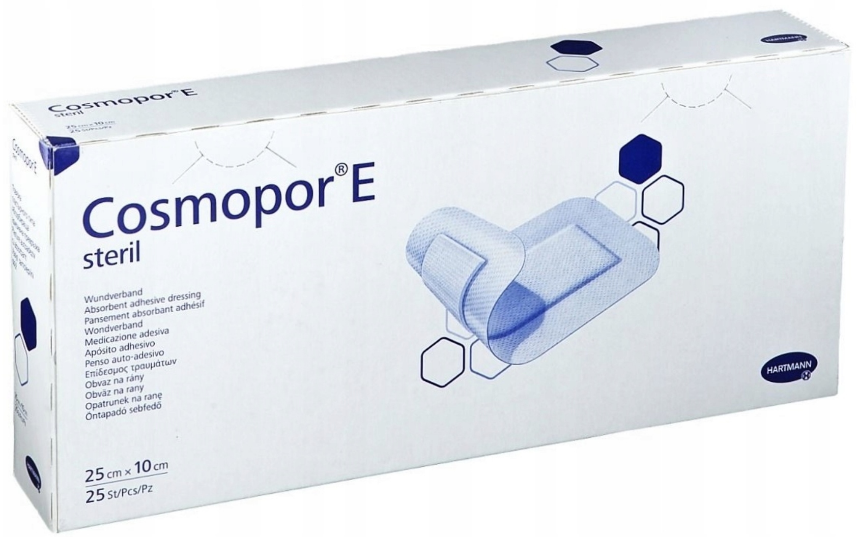 

Cosmopor E Steril opatrunek 25cm x 10cm 25 szt