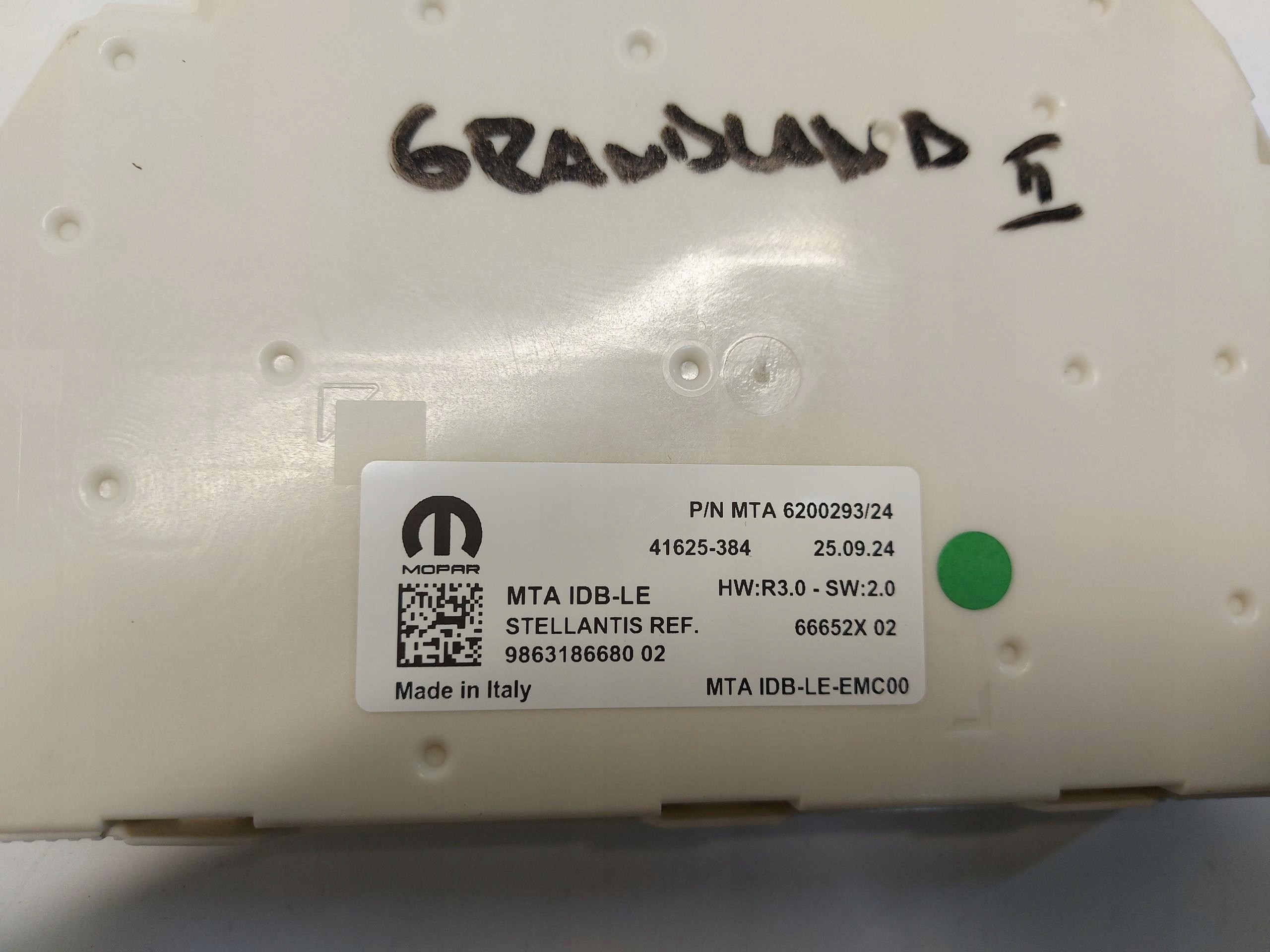 OPEL Grandland II 2024+ module control unit komfortu 9863186680