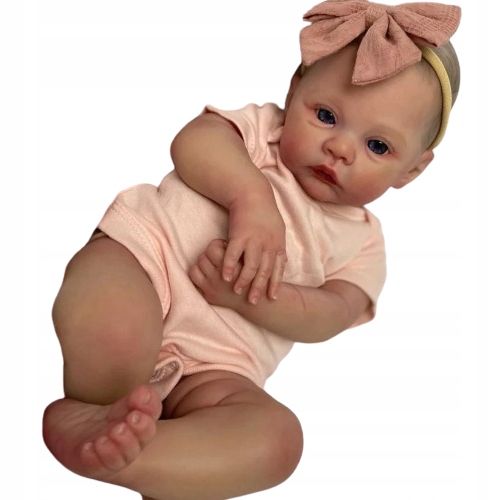 REBORN BABA, MINT EGY ÉLŐ BABA, TERMÉSZETES MEGJELENÉS, 49CM, BABA, GYEREKEKNEK Gyártó kódja LALKA REBORN kOKARDA