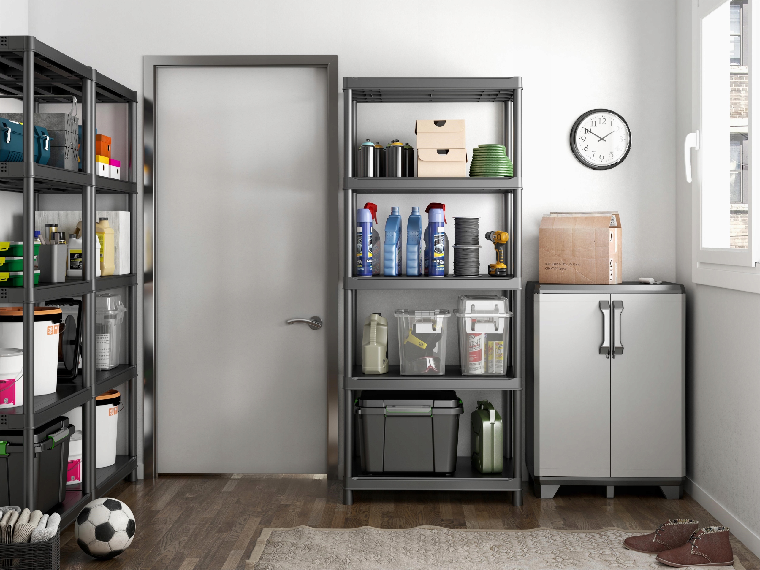 KETER Szafa gospodarcza GEAR wysoka Głębokość 39 cm