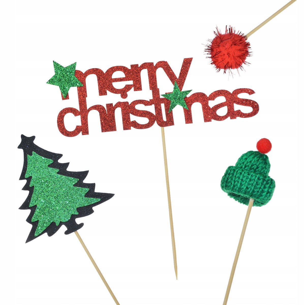 

Pikery Na Babeczki Merry Christmas 4 szt.