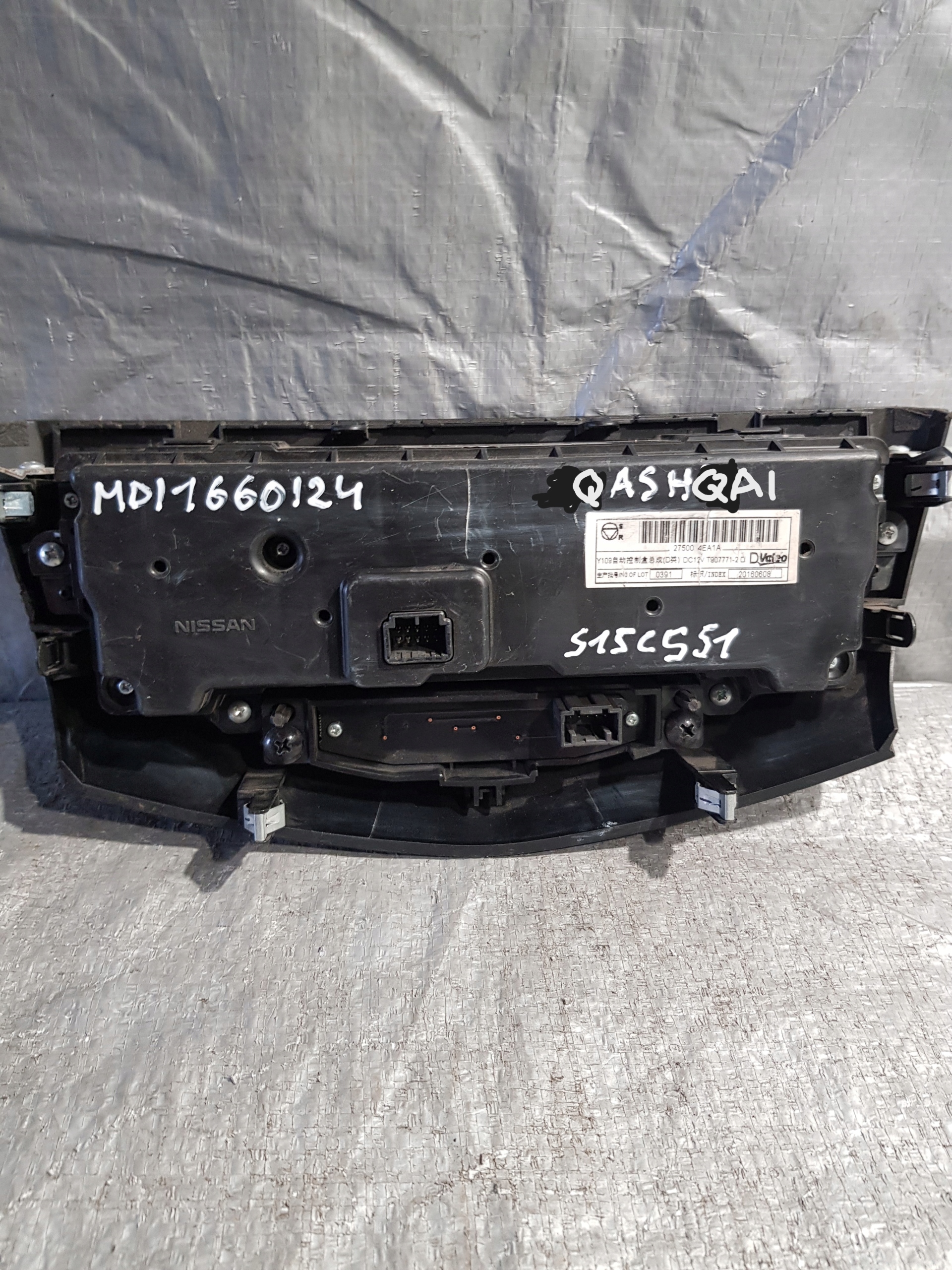 Unite commande clima 275004EA1A NISSAN QASHQAI