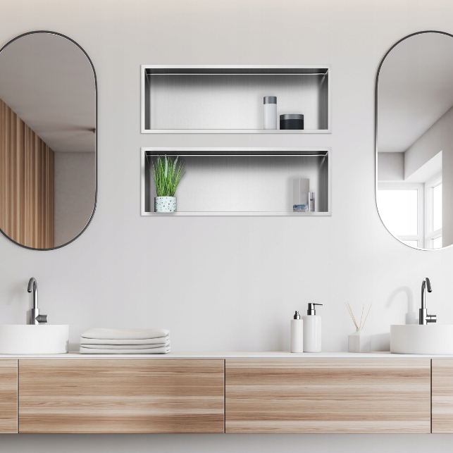 PÓŁKA ŁAZIENKOWA BALNEO WALL-BOX ONE 60x20x10cm Marka Balneo