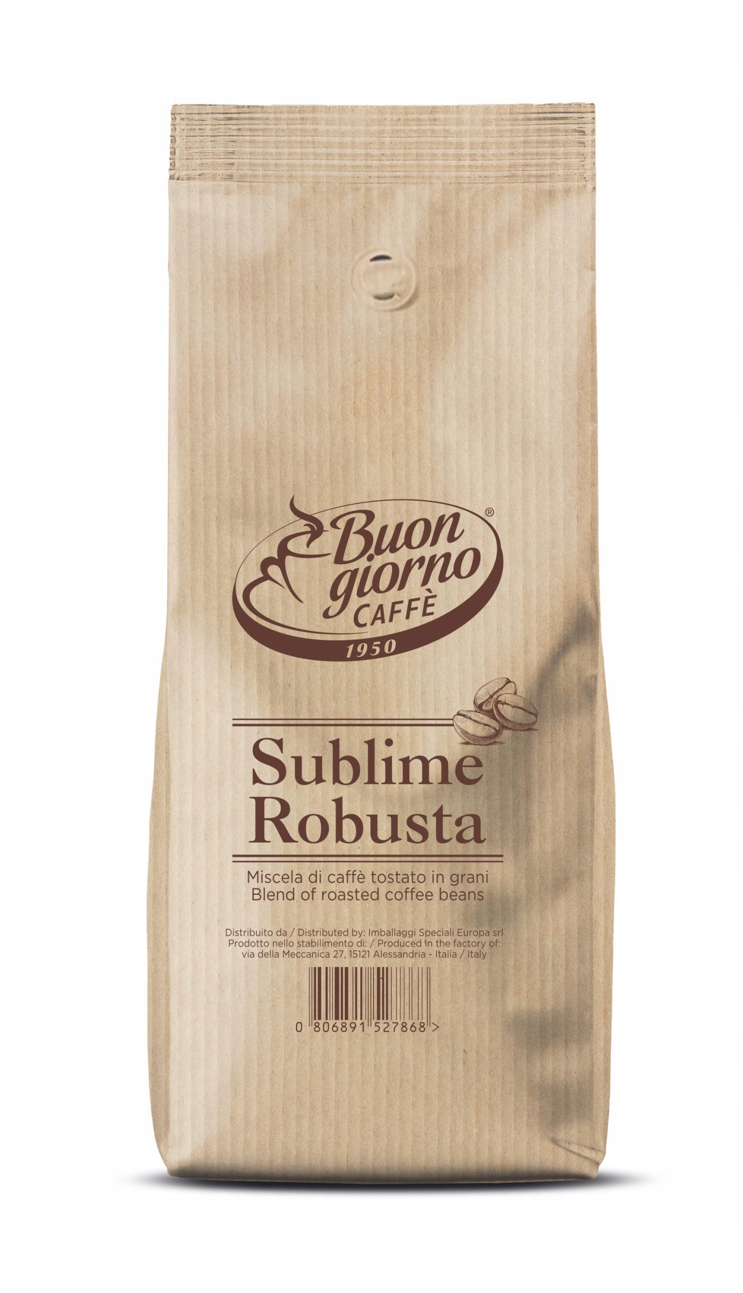 Levně Káva zrnková Caffe BuonGiorno 100% Robusta 1 kg