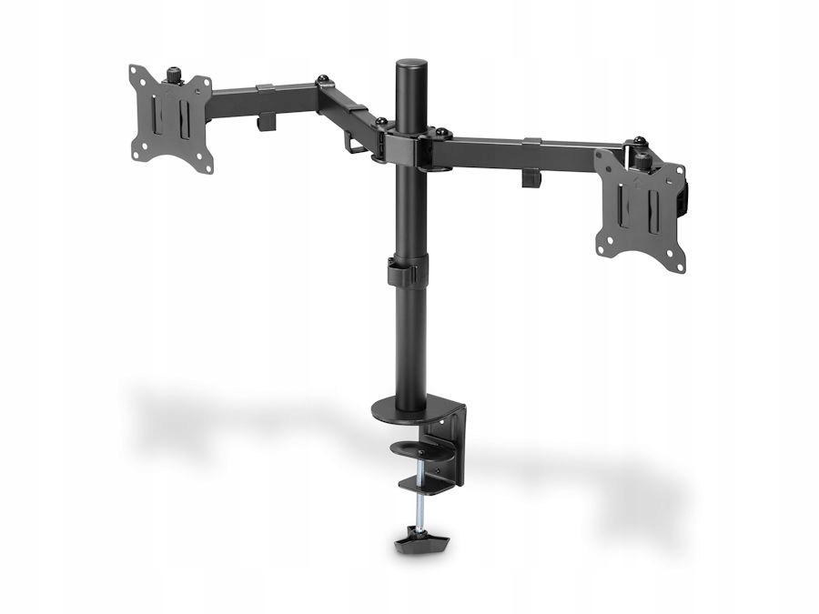 Uchwyt biurkowy podwójny (zacisk) Digitus 2xLCD max. 32"max. 2x 8kg