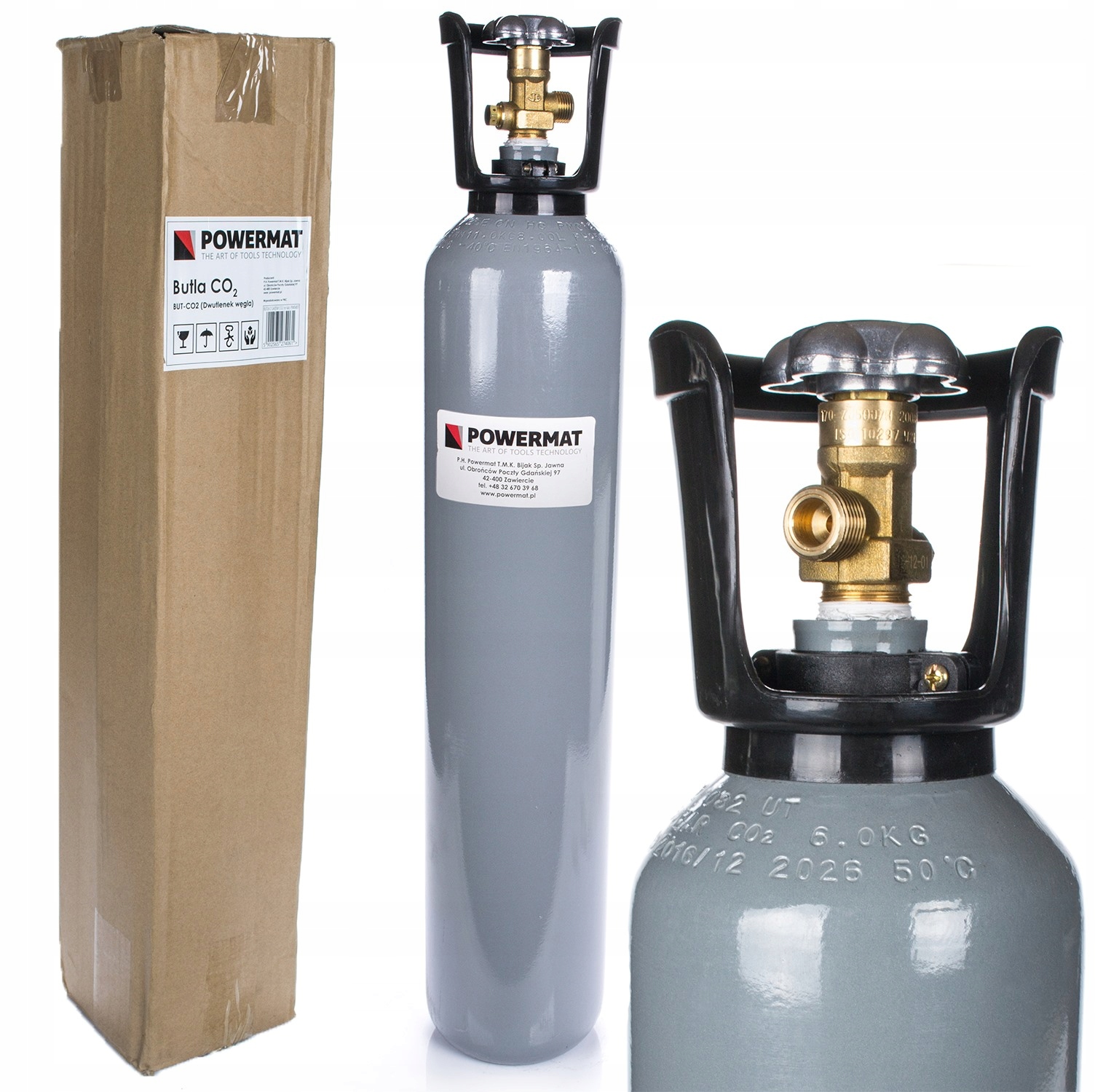 

Nowa Pusta Butla Dwutlenek Węgla CO2 8L Migomat