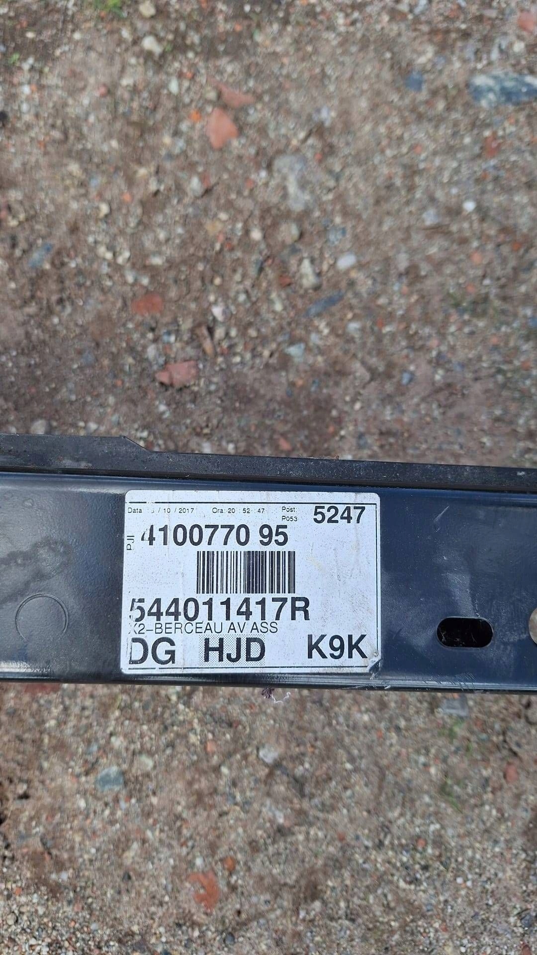 subframe axle beam front DACIA DUSTER II STAN as new 544011417R