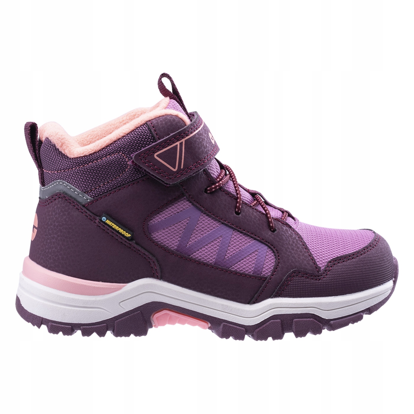 Hi-tec Buty Zimowe Girvine MID Wp Fioletowe Wyższa Cholewka Rozmiar 33