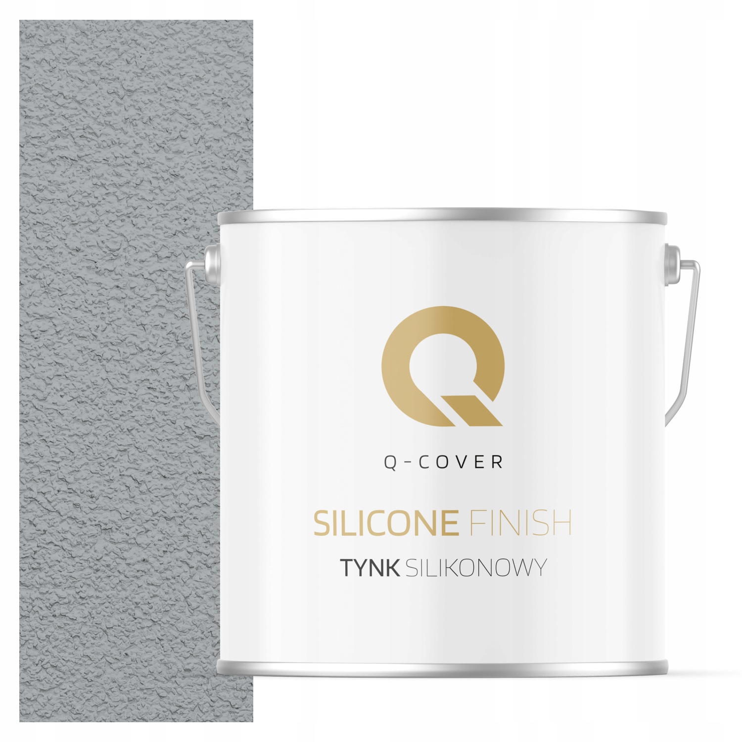 Silikonová Fasádní Omítka Šedomodrá Světlá F253 7KG Granulace 1.5mm