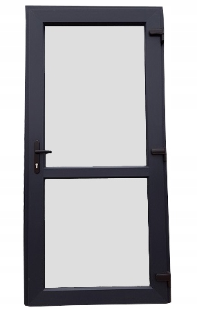 DRZWI SKLEPOWE PCV PVC CIEPŁE 100-210 ANTRACYT Kolor wykończenia inny kolor