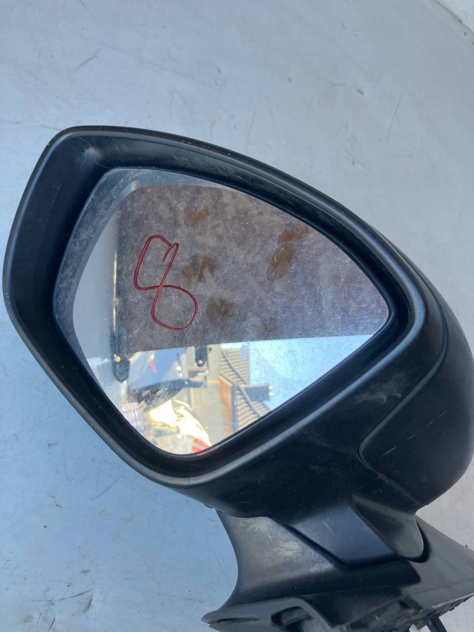 mirror left CITROEN C3 III 8 PIN EUROPA black, MATOWE