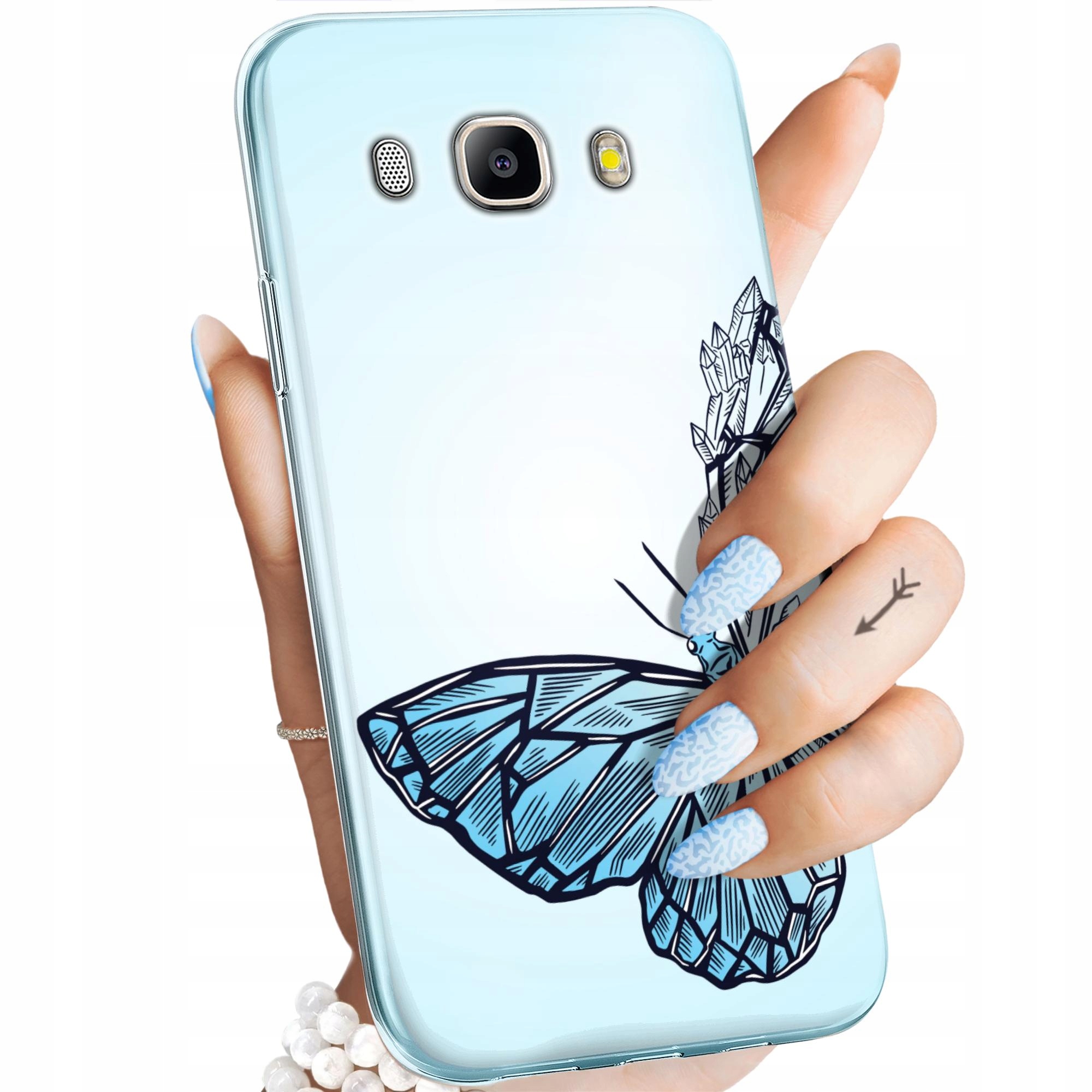 Etui Do Samsung J5 2017 J530 Motyle Butterfly Barwne Obudowa Case