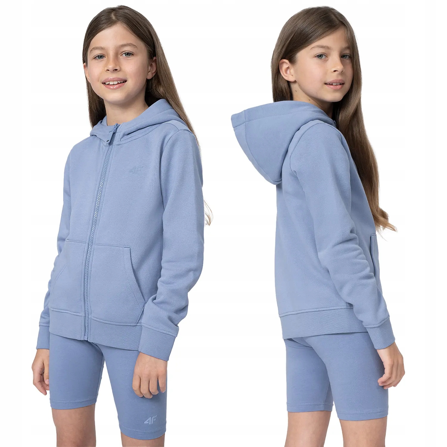 

Bluza Dziewczęca 4F Z Kapturem Dresowa JSS23SF216
