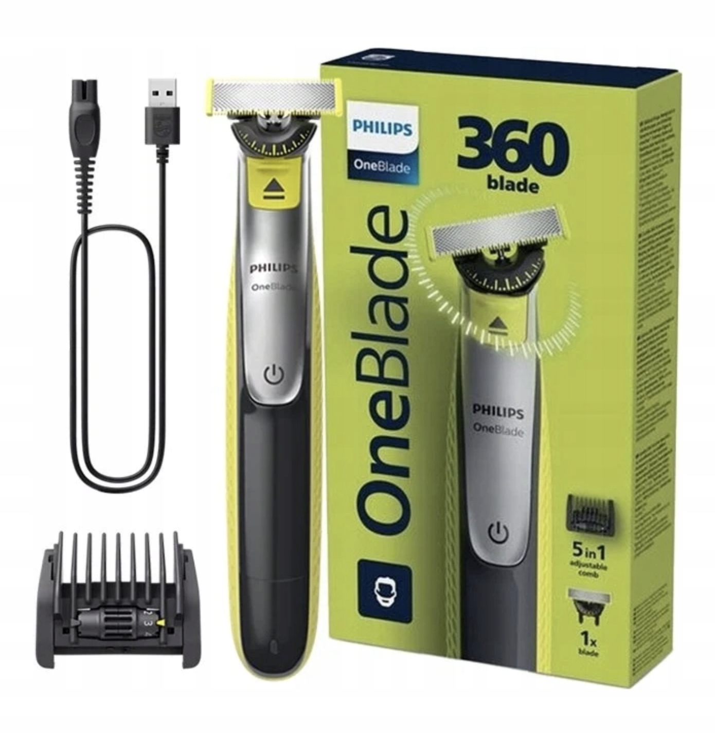 Golarka Philips Oneblade 360 Maszynka Do Zarostu Trymer Do Goleni