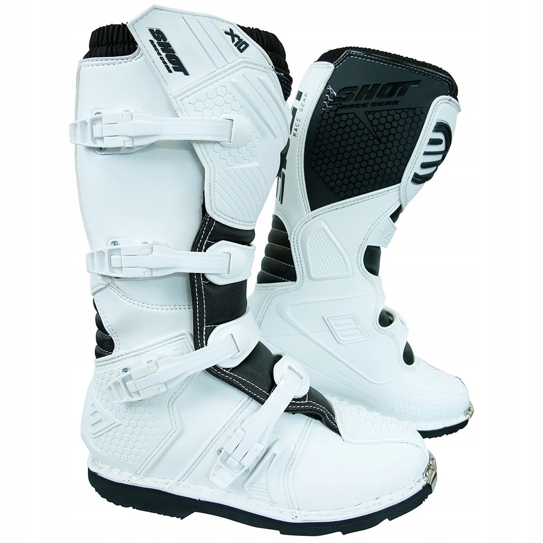 SHOT RACING BUTY CROSS/ENDURO MX X10 biały 43