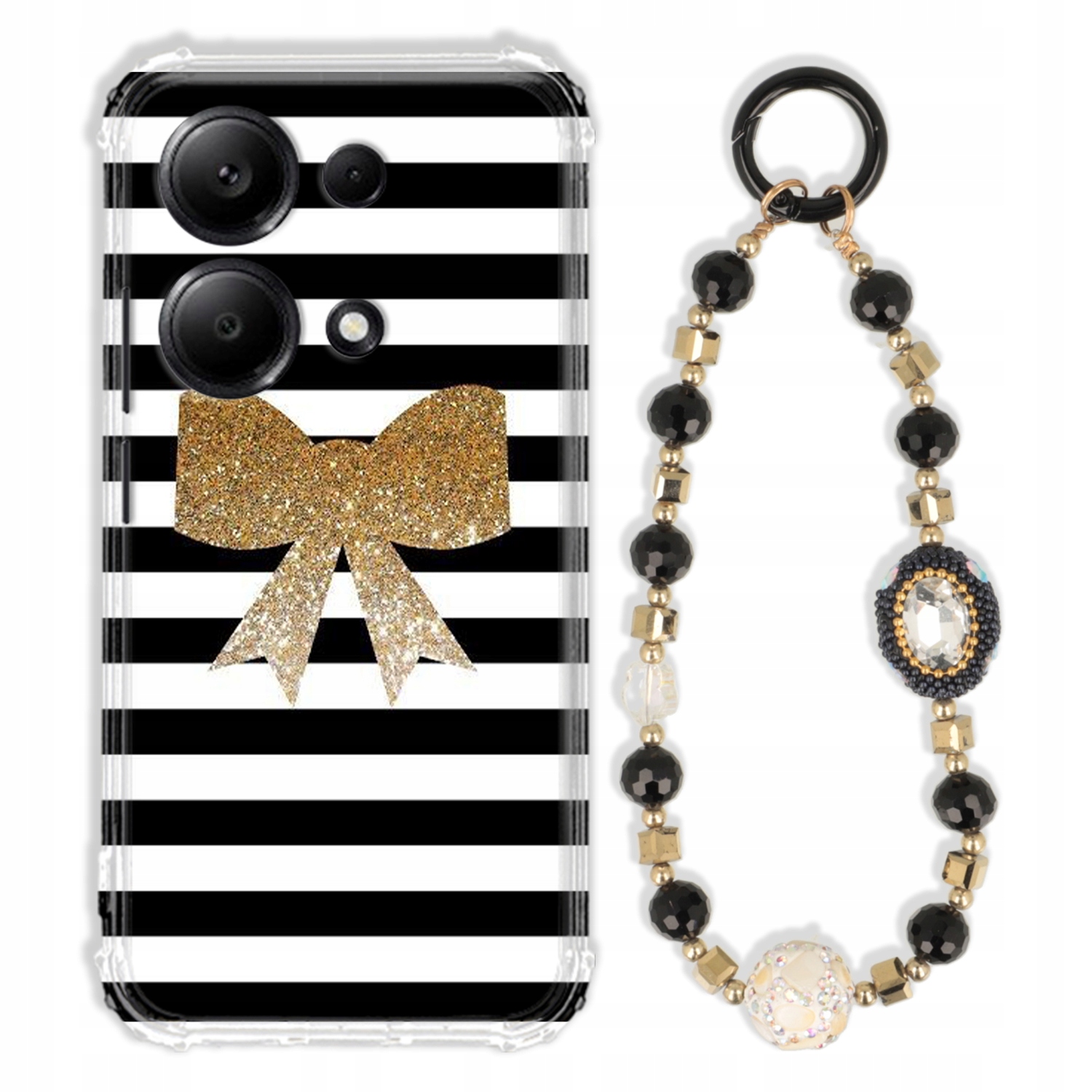 Pouzdro Pro Xiaomi Note 14S 4G Antishock Zirkony Černozlaté|odolné|silné