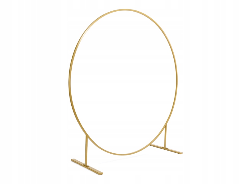 Stojan Na Stěnu Na Pozadí 200 cm Zlatý Kruh 1 kus Party Deco