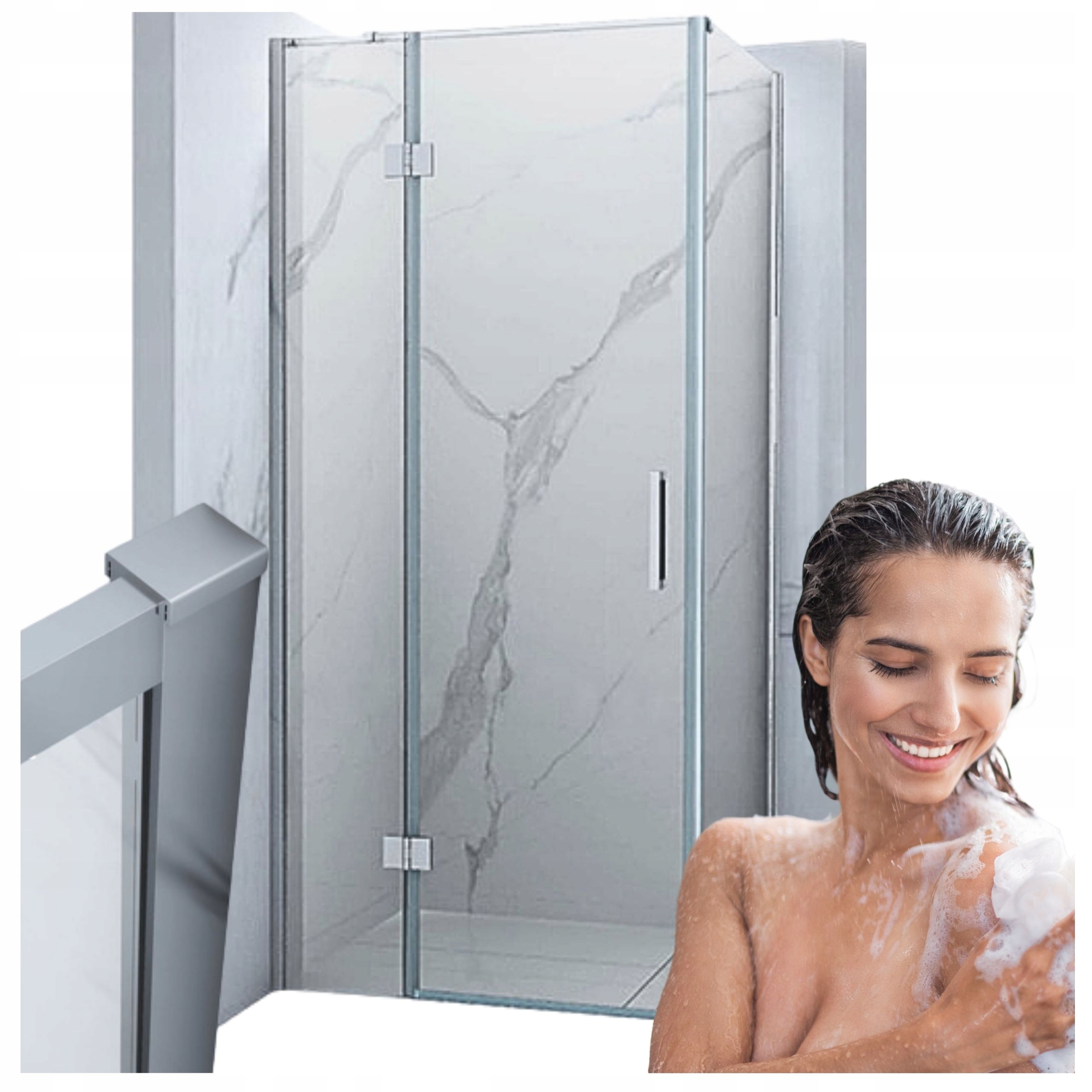 Sprchový Kout Wilson Čtvercová Transparentní 80X80X190 Chrom