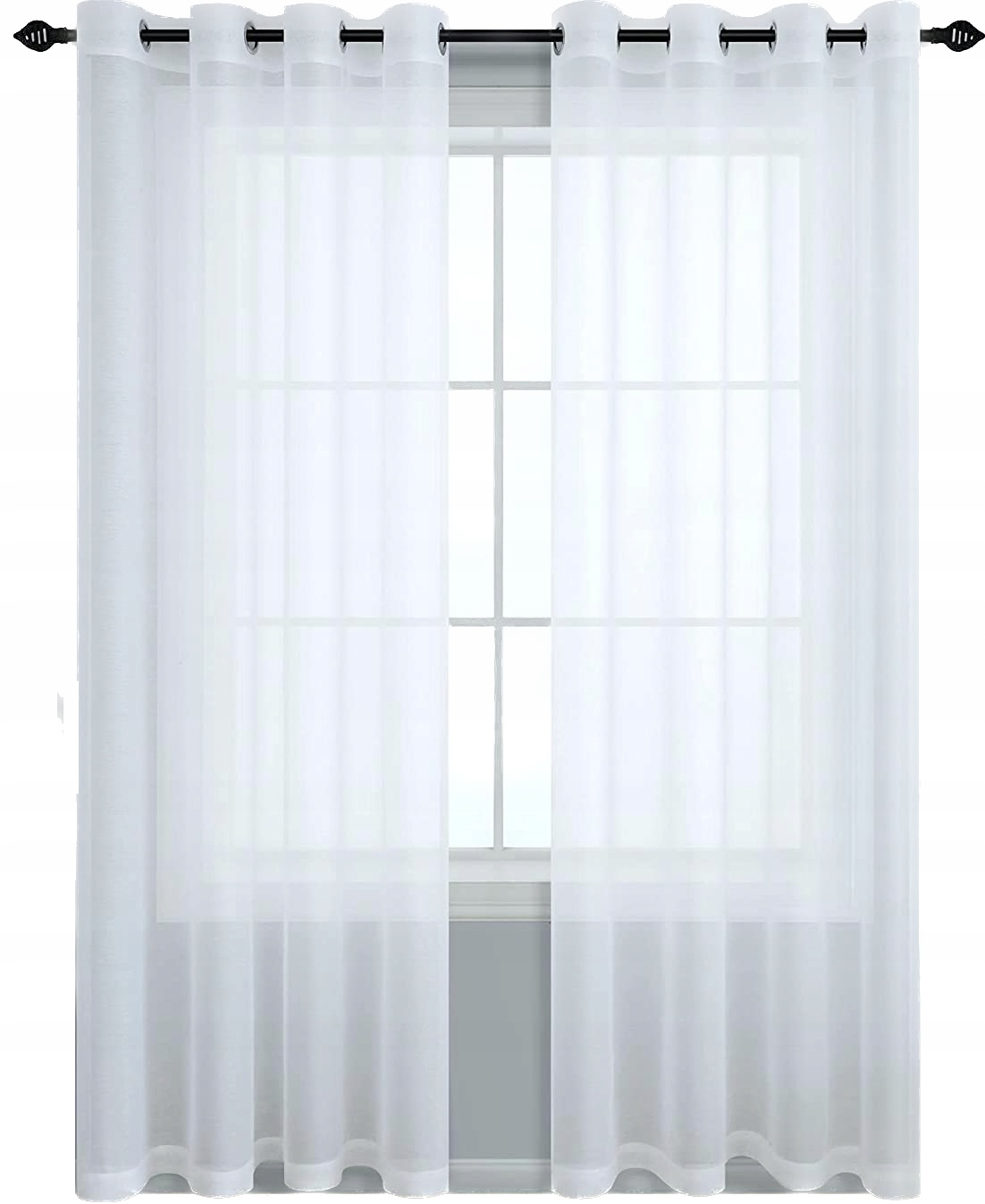 FIRANY GOTOWE NA PRZELOTKACH BIAŁE 2pcs 140x180