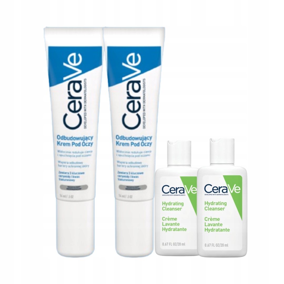 CeraVe Odbudowujący Krem pod Oczy 14g Widocznie redukuje cienie x2