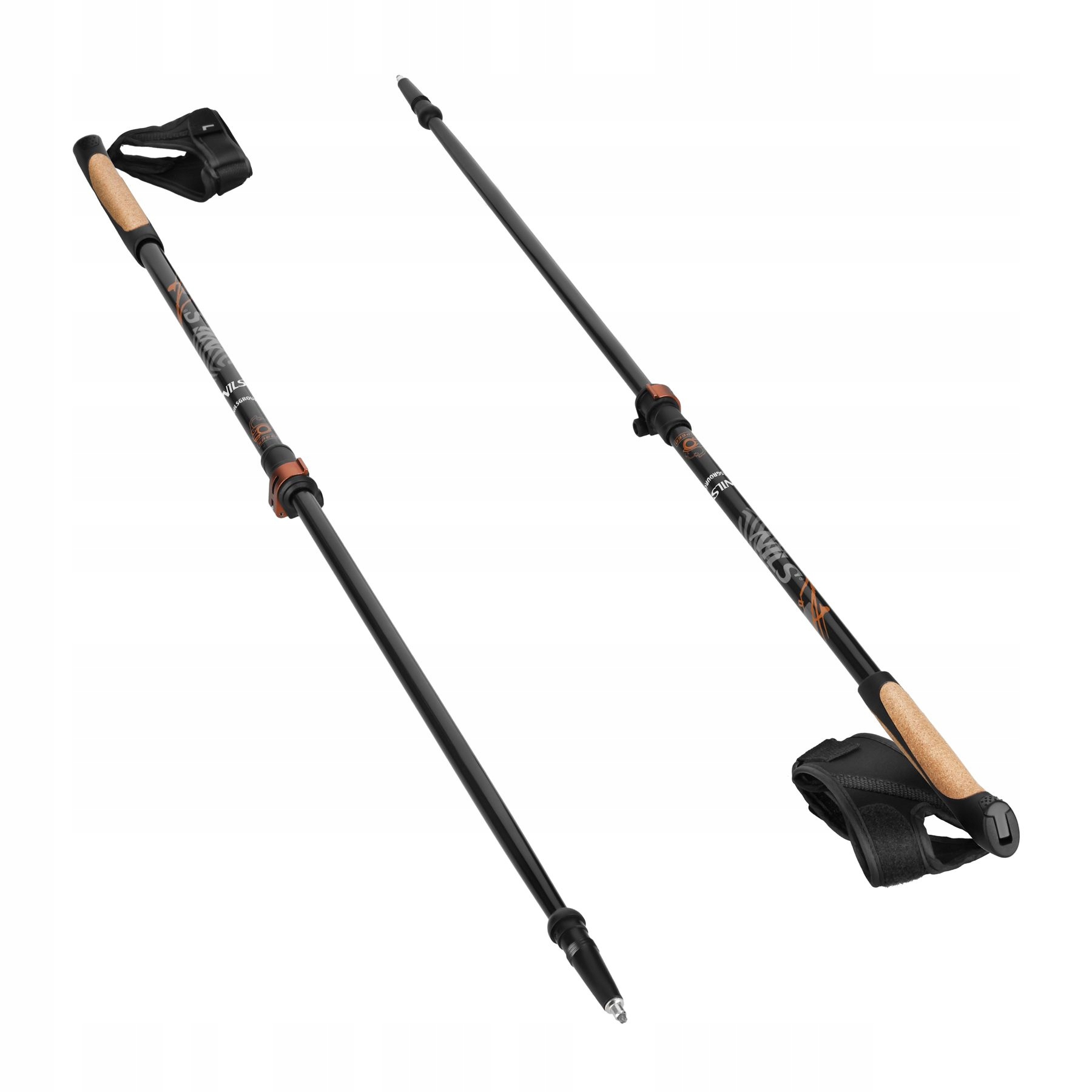 Kije Nordic Walking włókno węglowe NW8613 Nils