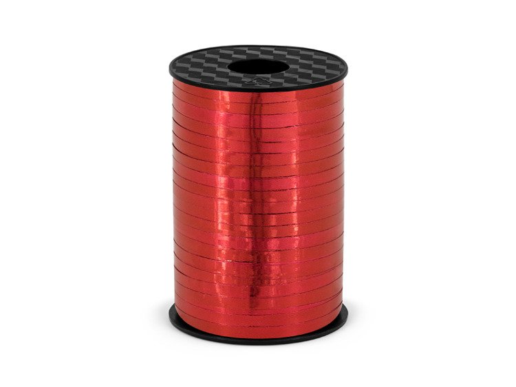 

Wstążka Plastikowa Czerwona 5 MM/225 M