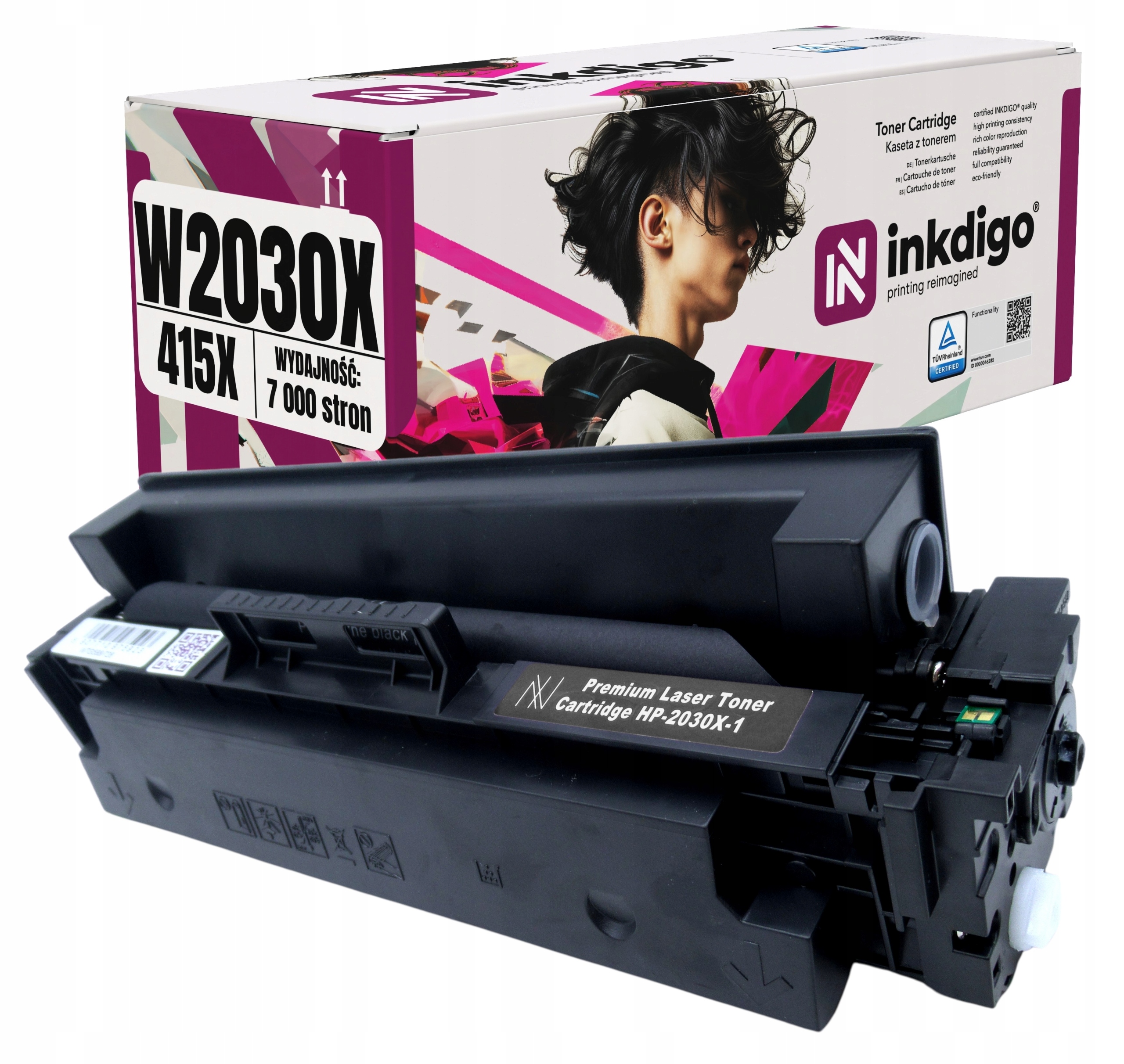 W2030X 415X Černý Čip Náhradní toner pro Hp Color Laserjet M479FDW