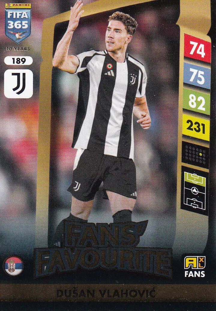 Fifa 365 2025 Fans' Favourite Dusan Vlahovic 189