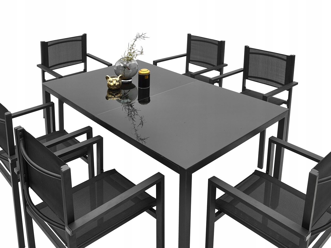 MEBLE OGRODOWE ZESTAW STÓŁ 6+1 NA TARAS BALKON Rodzaj stół i krzesła