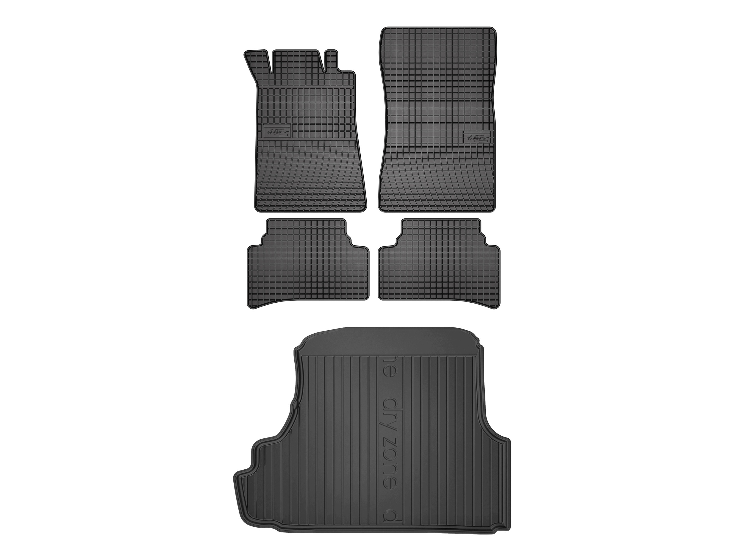 Koberce SolidPRO rohož DryZone pre: Mercedes C W202 1993-2000 5 dielov