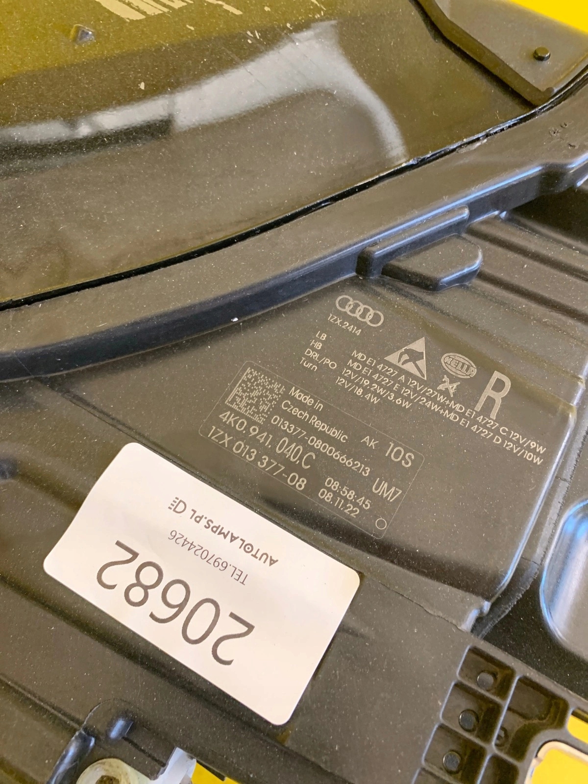 LICHT RECHTS AUDI A6 C8 FULL LED 4K0941040C