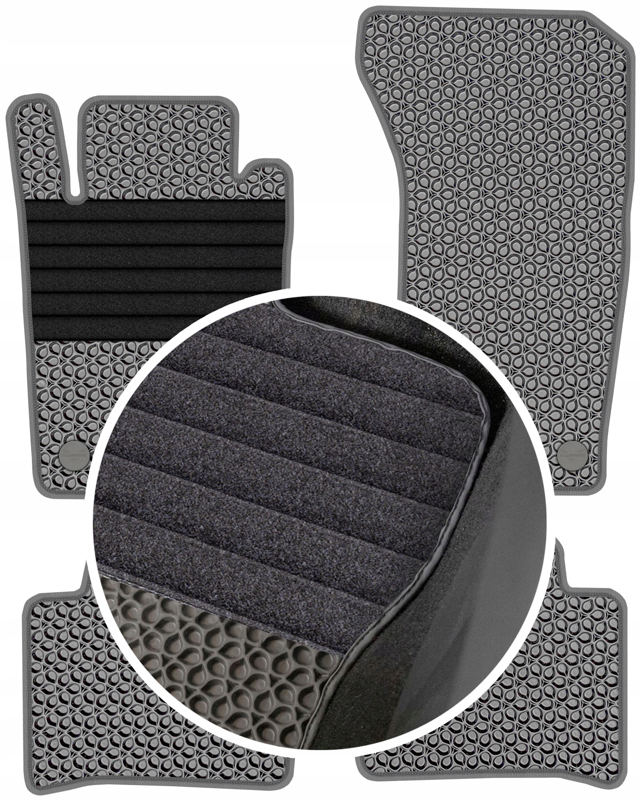 E-Klasa W211 4MATIC 2002-2009 Gumové rohože do auta Eva Eternity