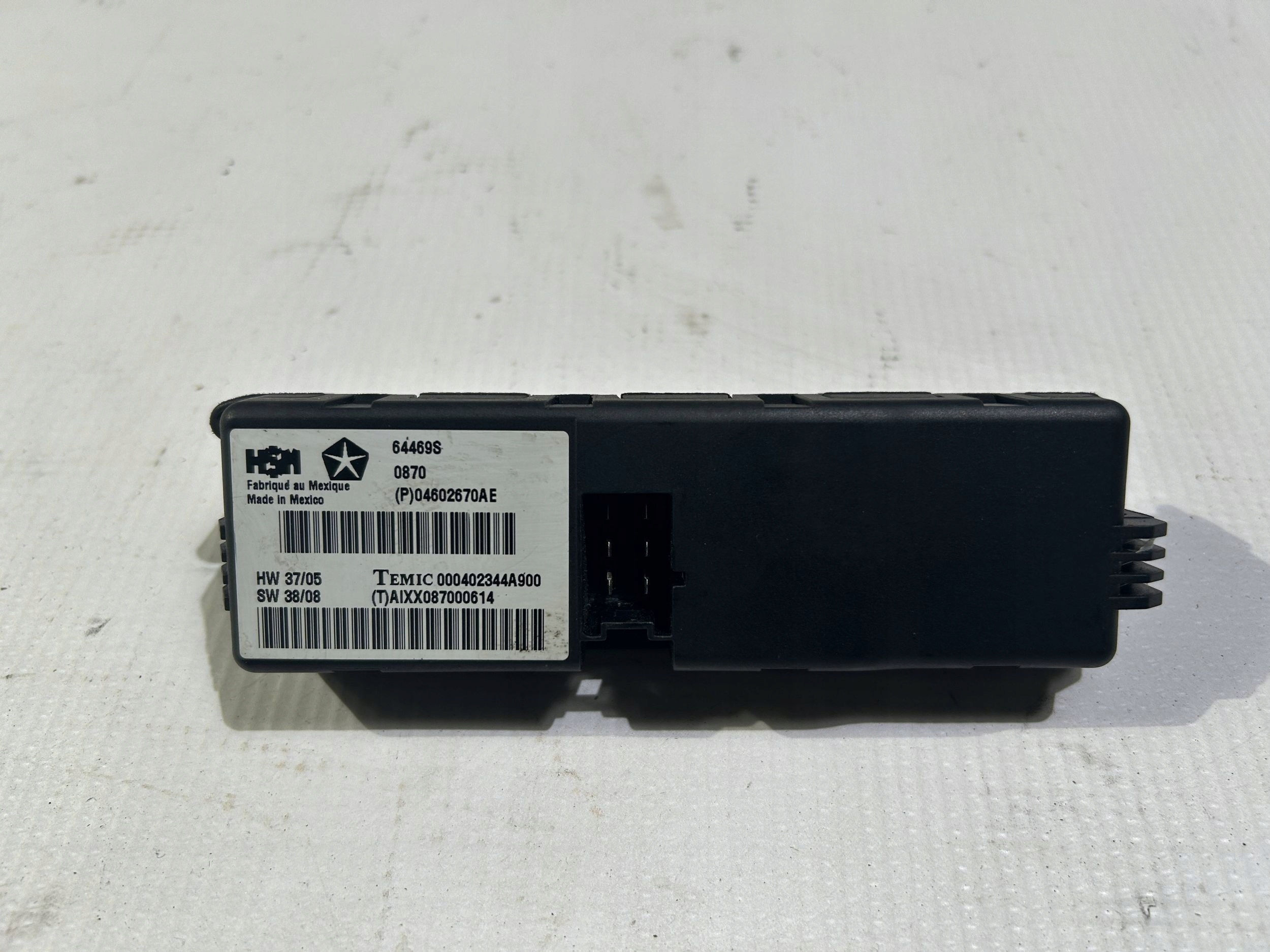 modul Bedienteil Hitzung SITZ Dodge Challenger 2008r
