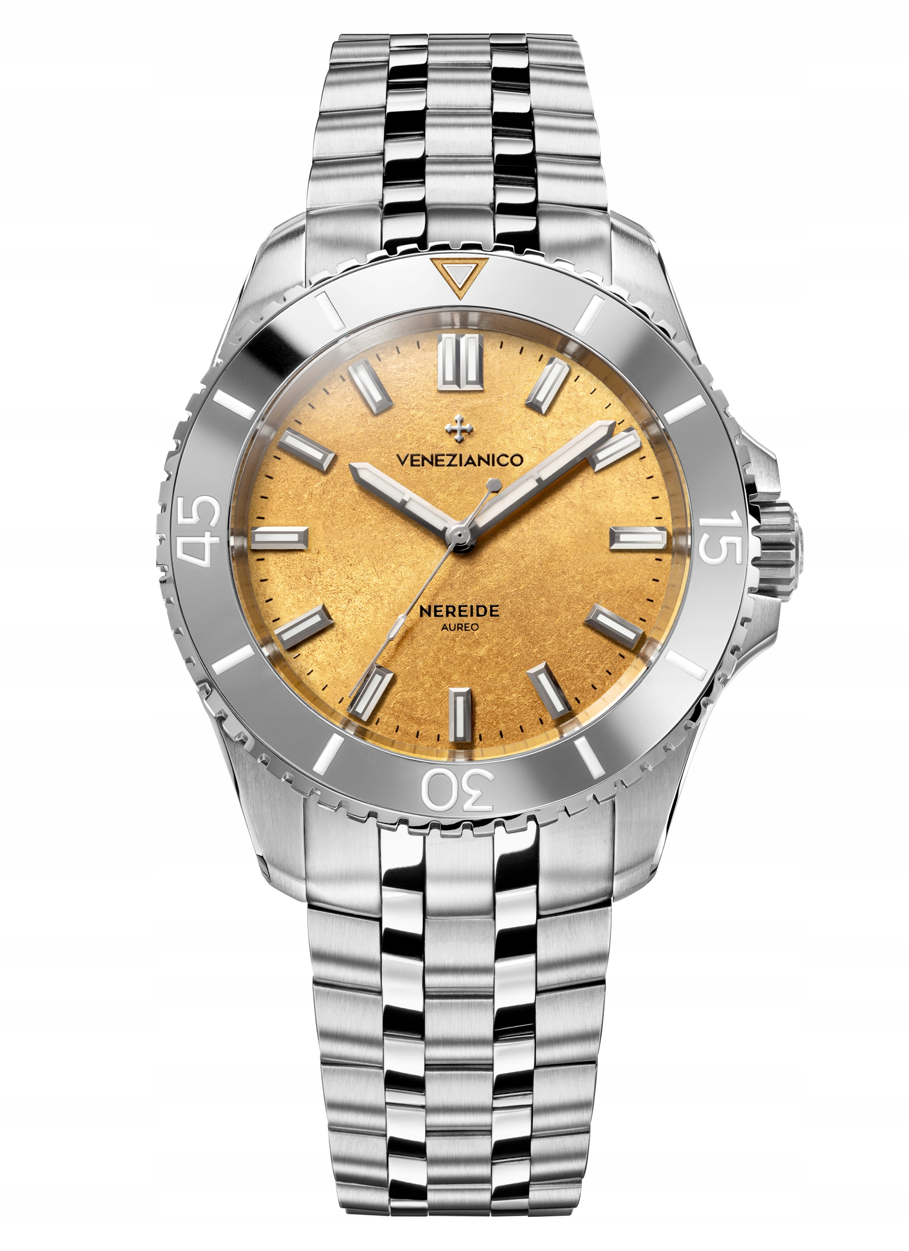 Nové Originální Pánské Hodinky Venezianico 3121590S Nereide 39 Aureo, zlaté