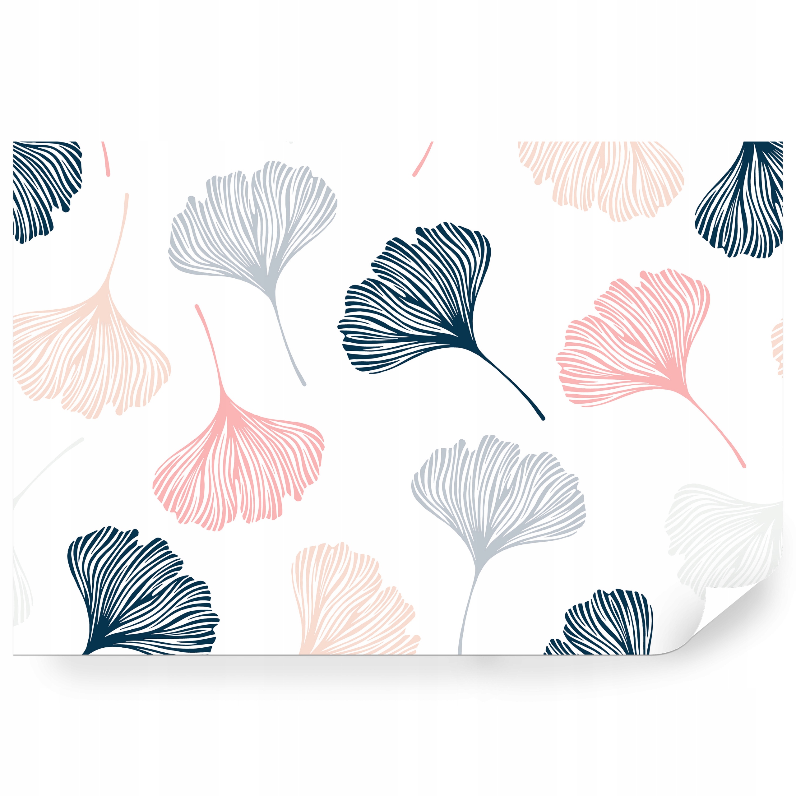 Fototapeta samolepicí Ilustrace Listů Ginkga 208 x 146 cm