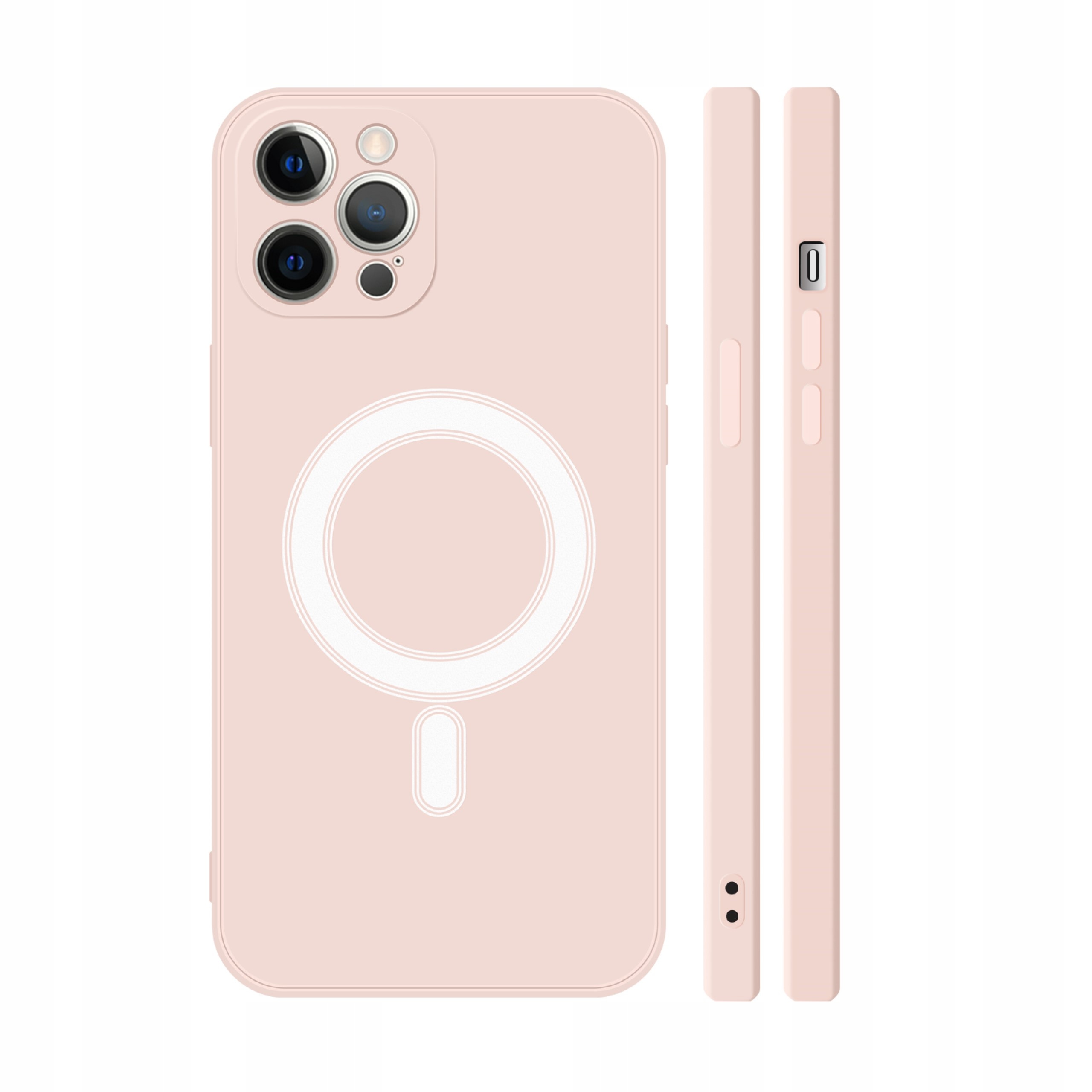 

Silikonowe Etui Do Iphone 13 Pro Magsafe Różowy
