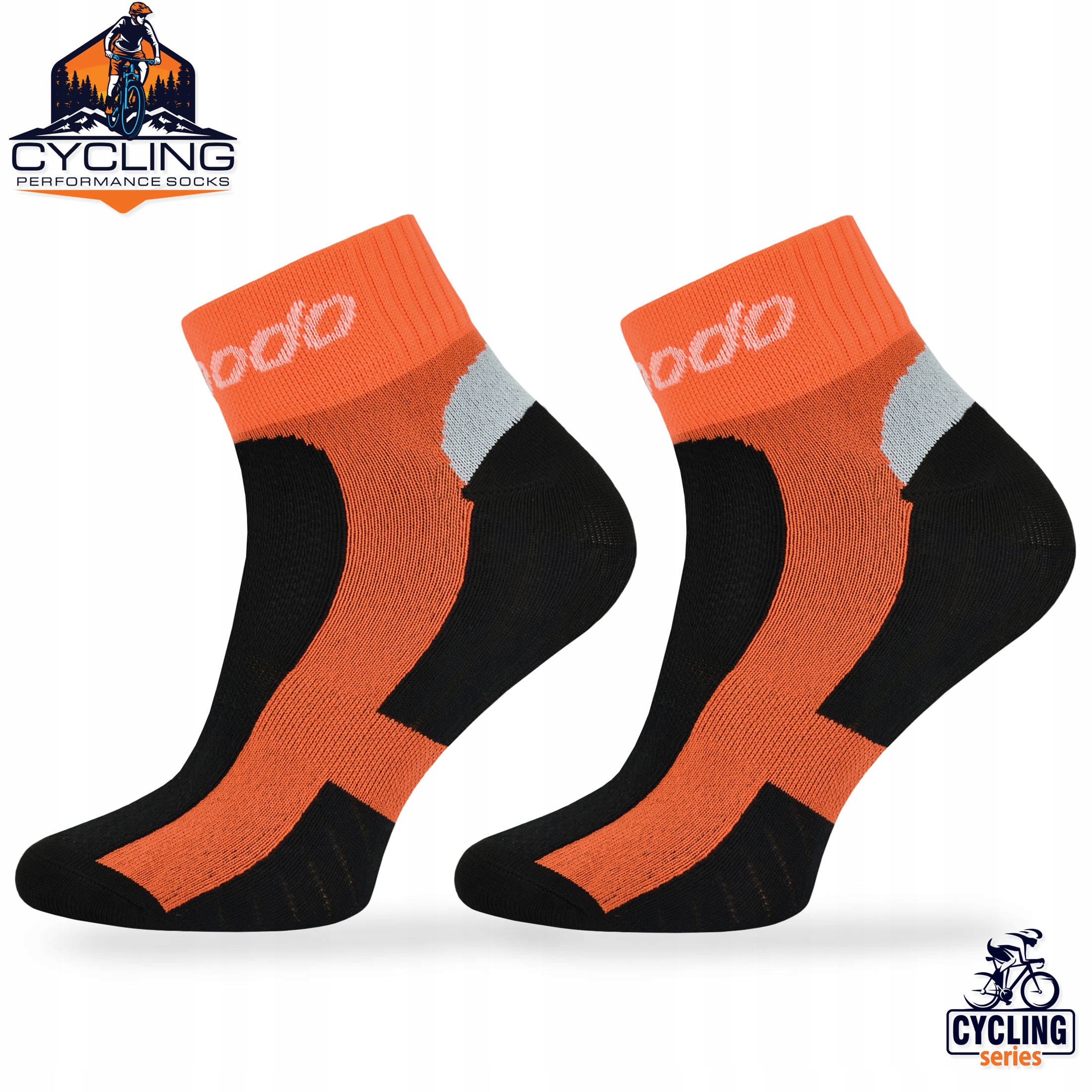 2 pary skarpet rowerowych STB w pudełku na prezent Model Zestaw 2 par w pudełku