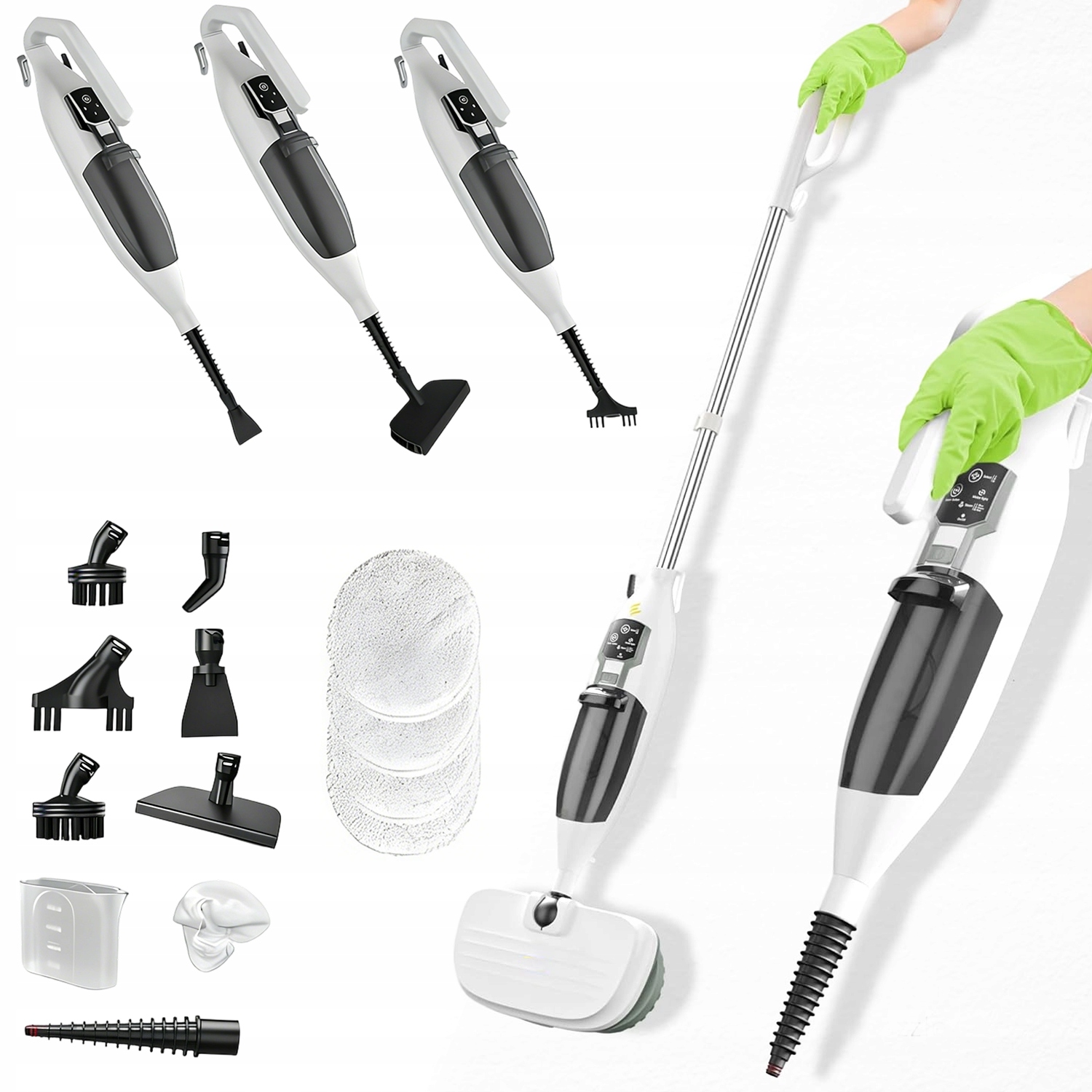 Parní Čistič Na Podlahy 1300 W Se 4 Mopy Pro Rychlé A Efektivní Čištění