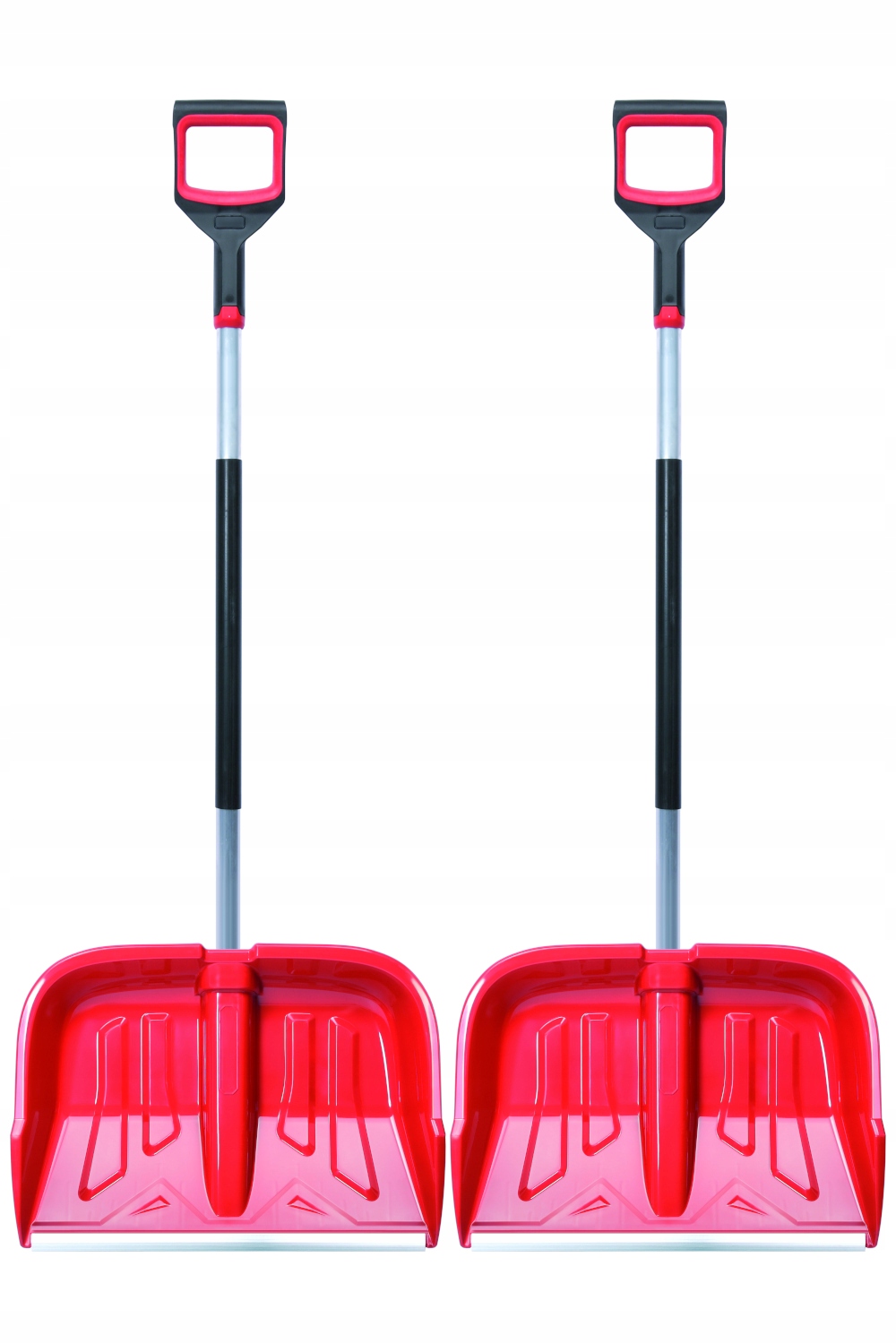 2x Lopata Na Sníh Hliníkový Sběrač Štít Hlava 50 cm Odolná