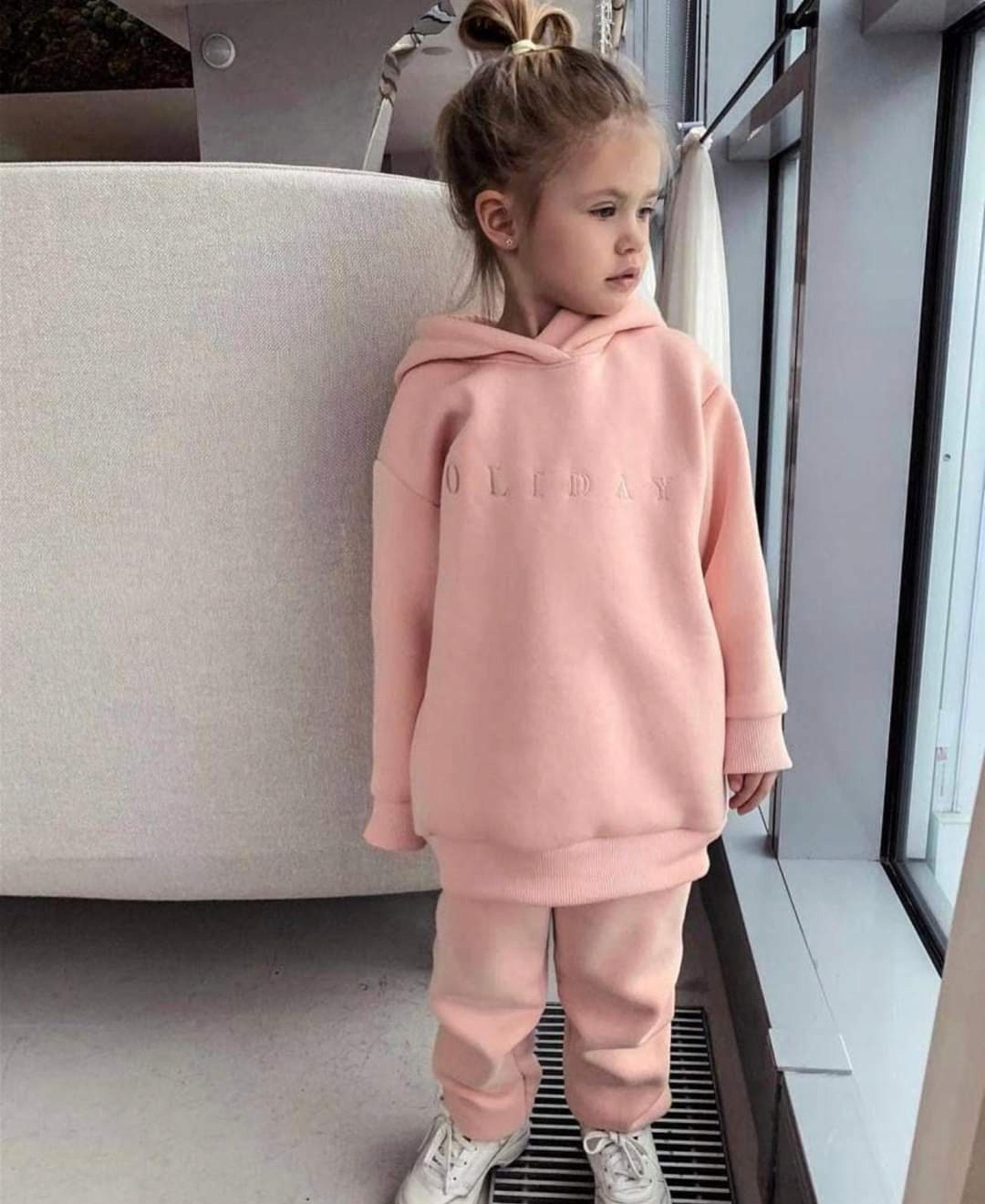 Komplet dresowy dwuczęściowy ciepła bawełna bluza z kapturem kieszenie 122 Marka Inna marka