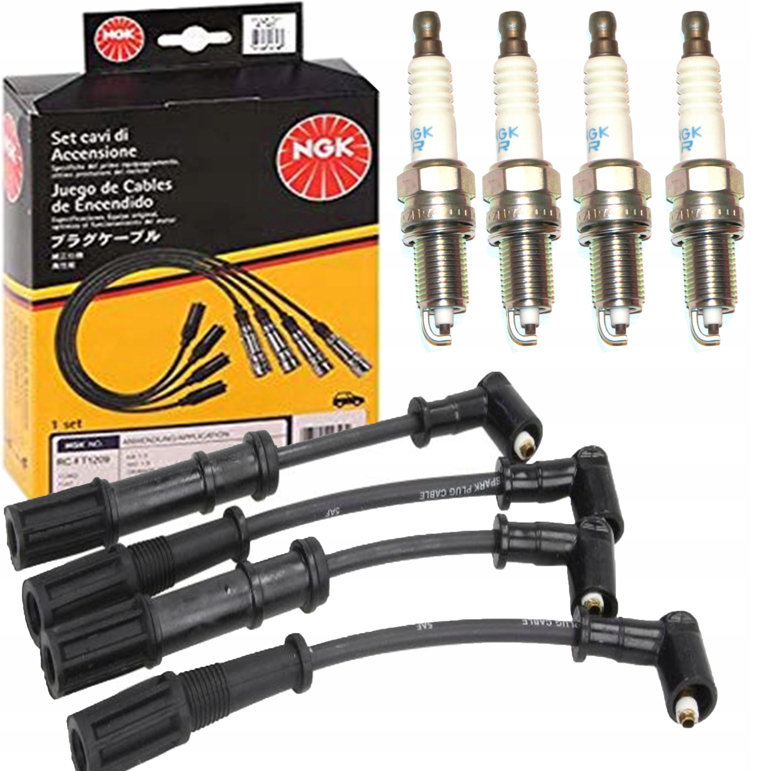 KABLE + ŚWIECE PUNTO DOBLO IDEA LINEA FIORINO 1.4