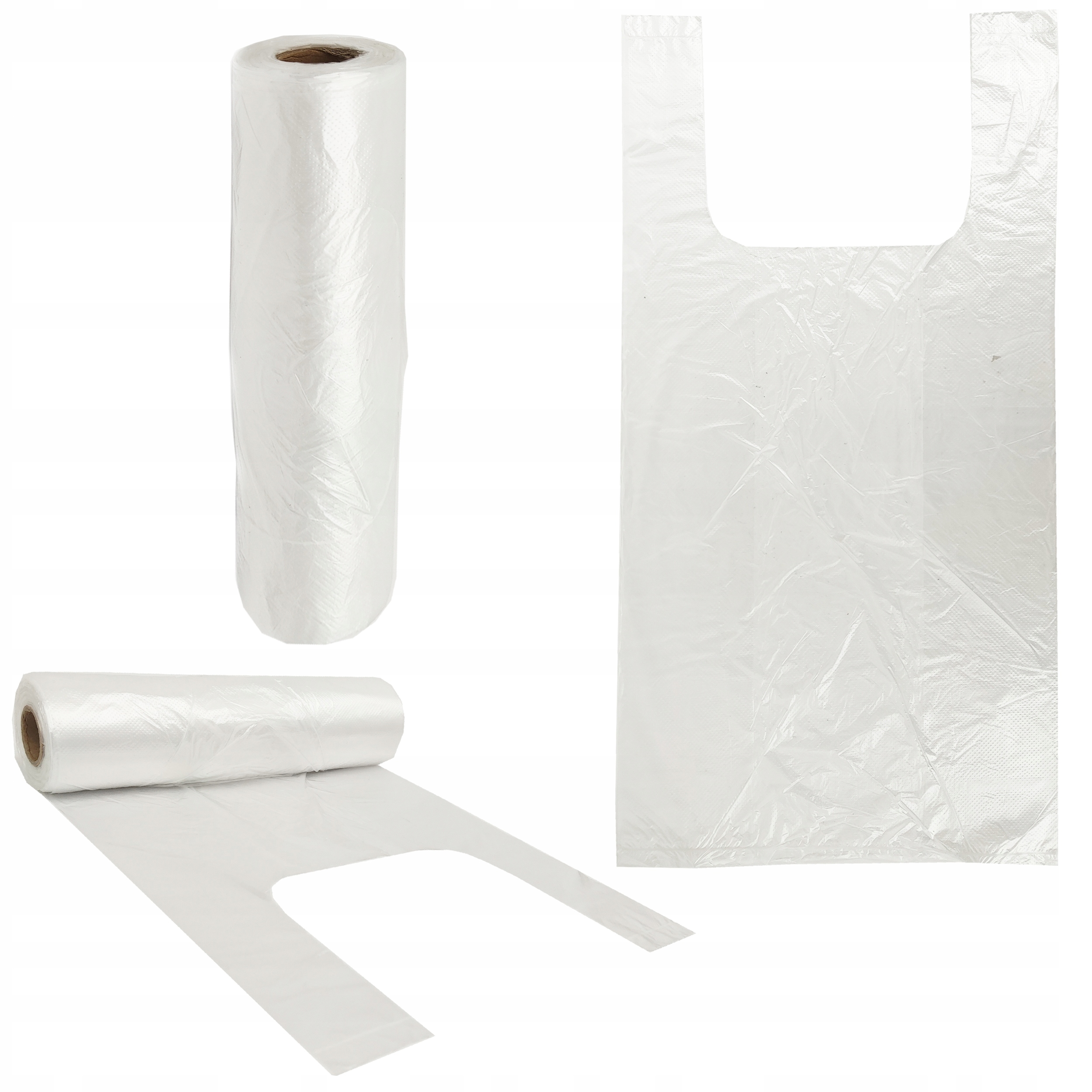 REKLAMÓWKA FOLIOWA ZRYWKA NA ROLCE HDPE 21x40cm