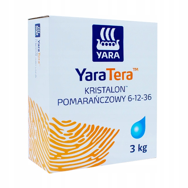 Kristalon Oranžový 6-12-36 3 kg Yara hnojivo s vysokým obsahem draslíku mikro