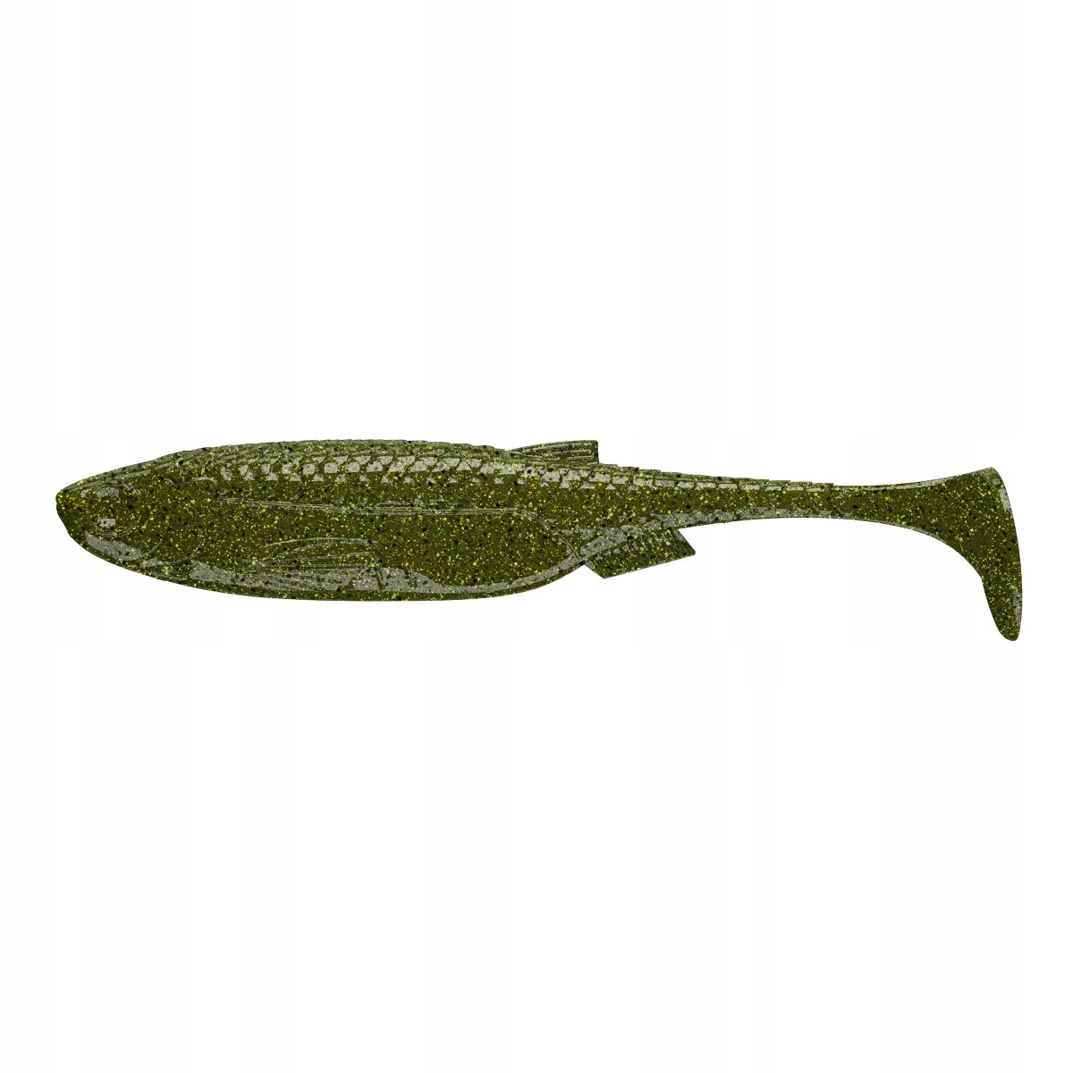 Guma Libra Lures Kraken Shad 2 029 Salty Green