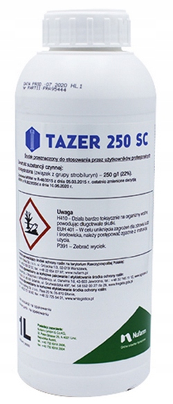 

Tazer 250 Sc grzybobójczy zboża rzepak ozimy 1l