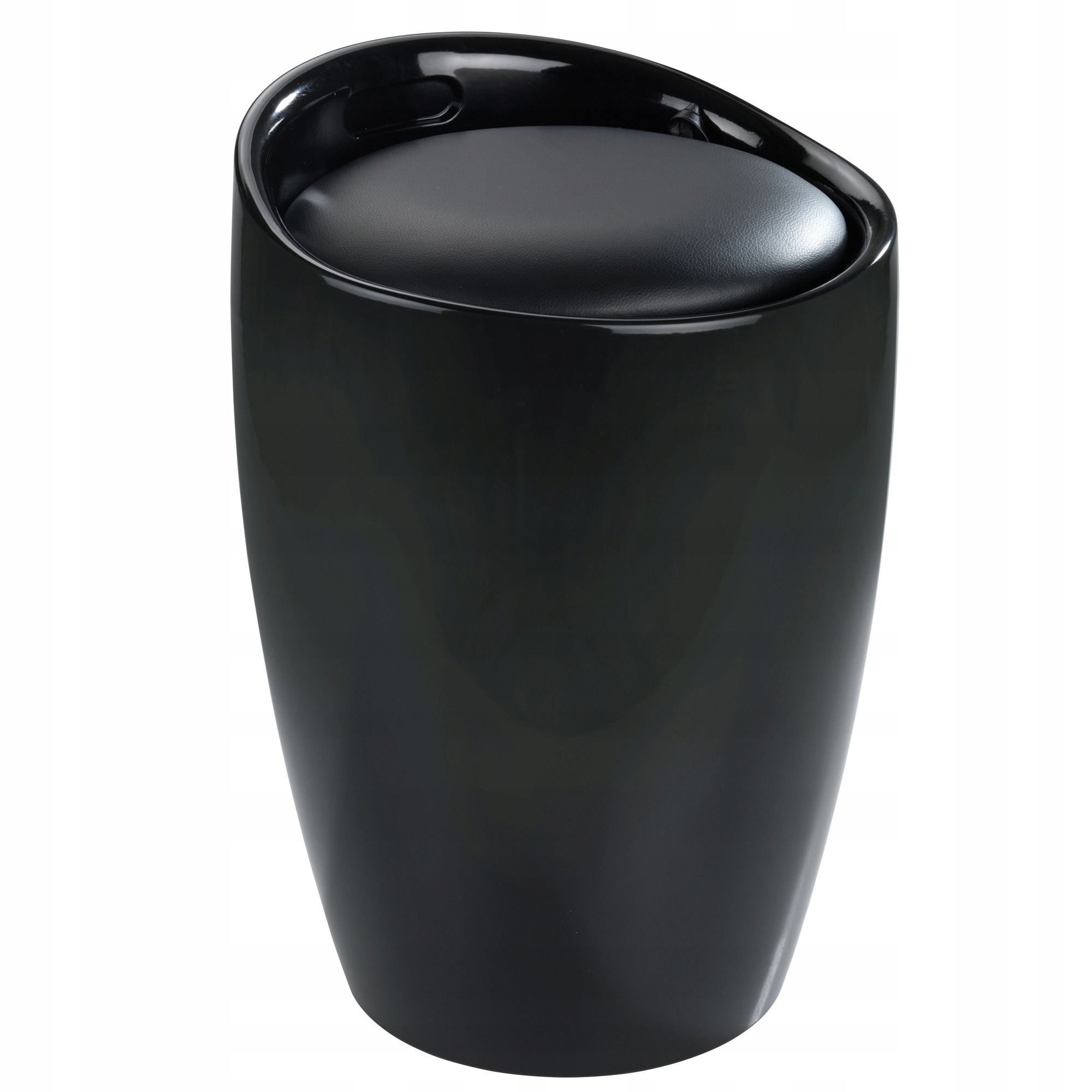 Pufa Kôš Na Bielizeň Čierny Plast 20L 51X36X36CM