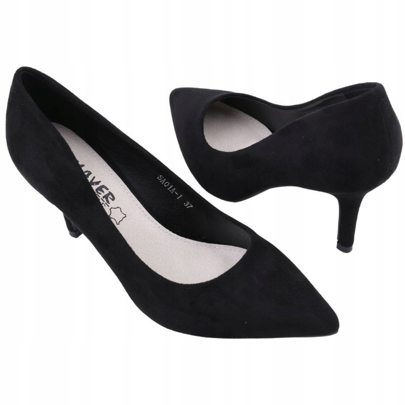 Damskie Szpilki Czarne r. 37 Buty Czółenka Szpic
