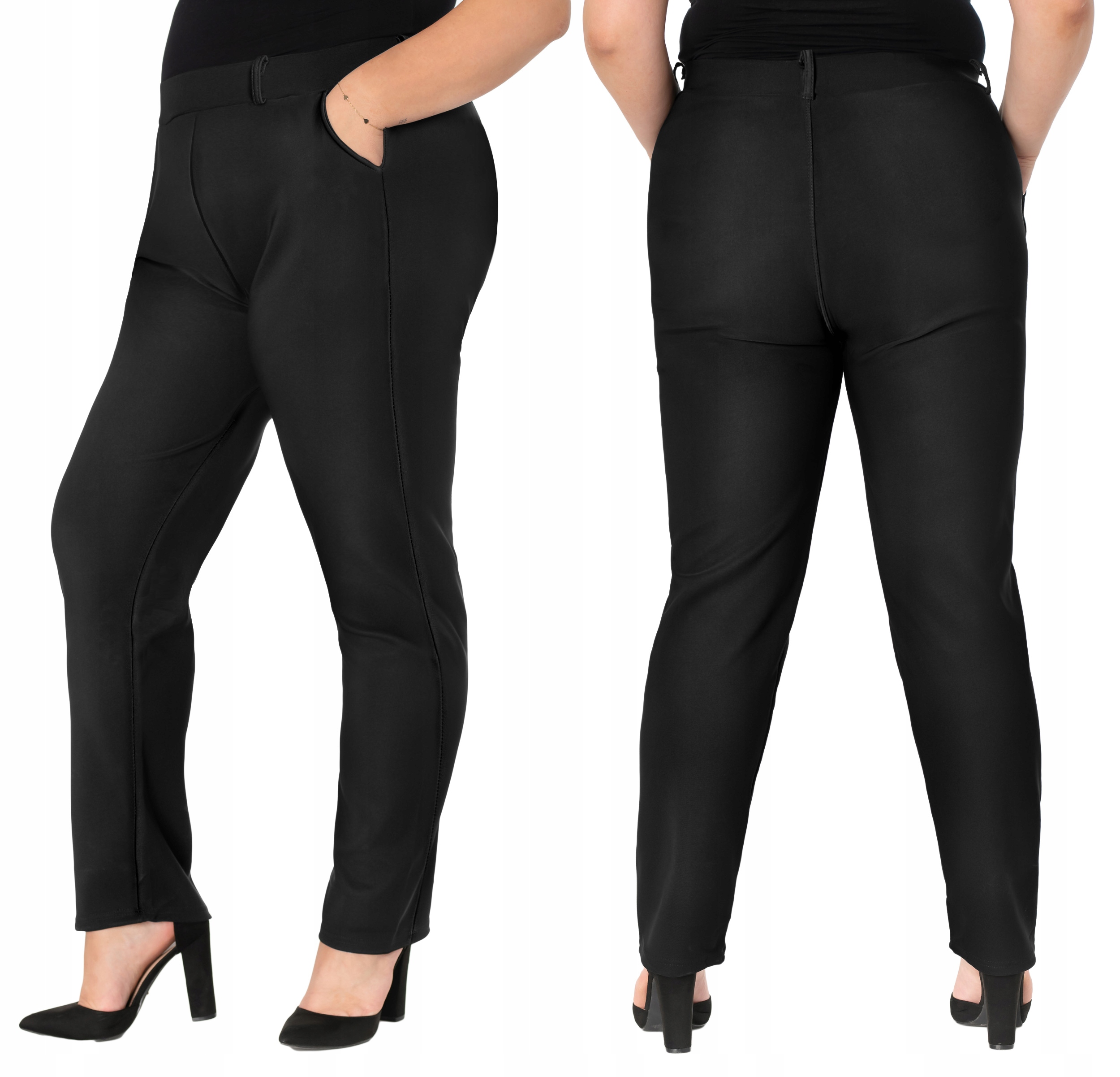 

Ciepłe Spodnie Damskie Ocieplone Polarem 46115 4XL