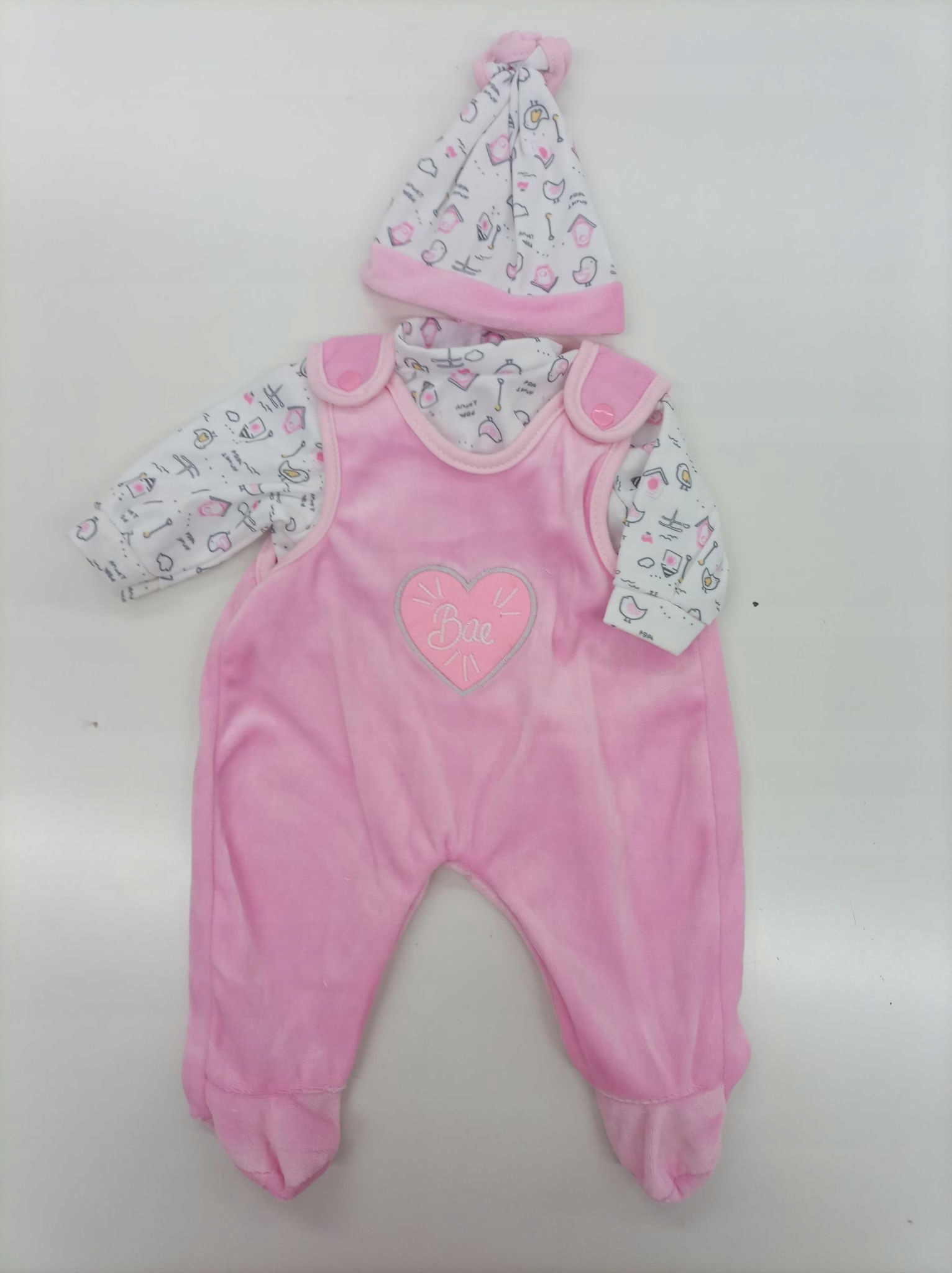 UBRANKO DLA LALKI BOBAS 45CM Płeć dziewczynki