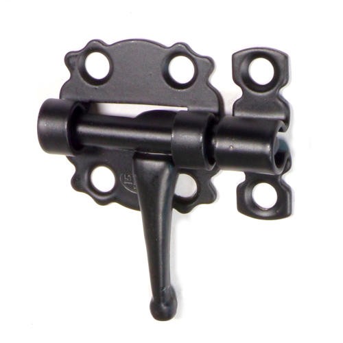 

Zasuwka meblowa drzwiowa czarna kuta 484-30mm Amig